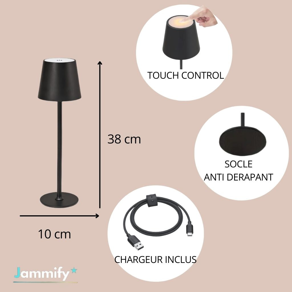 Lampe LED sans fil de Bureau Rechargeable (Vendu par 2)